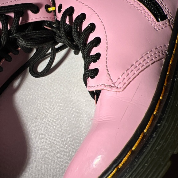 Dr. Martens 1460 Kids Youth US 13 EU 31 Pink Patent Leather Boots - Picture 13 of 16